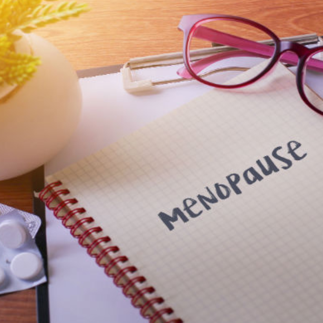 Pamphlet saying menopause